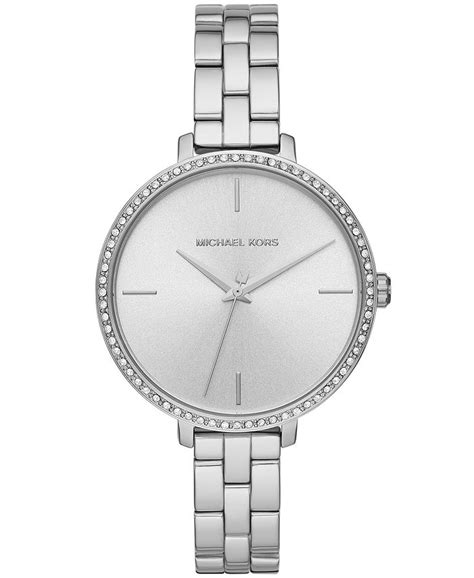 Michael Kors Women's Charley Crystal Embellished Stainless 